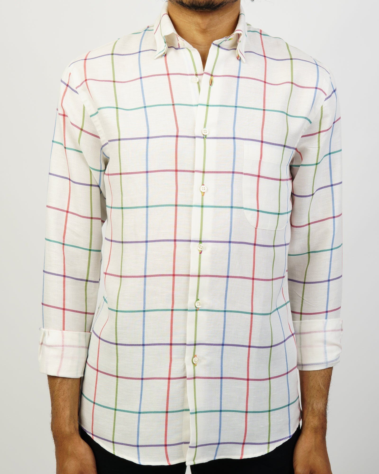 Wide Bengal Stripe Shirt - Alexander Julian