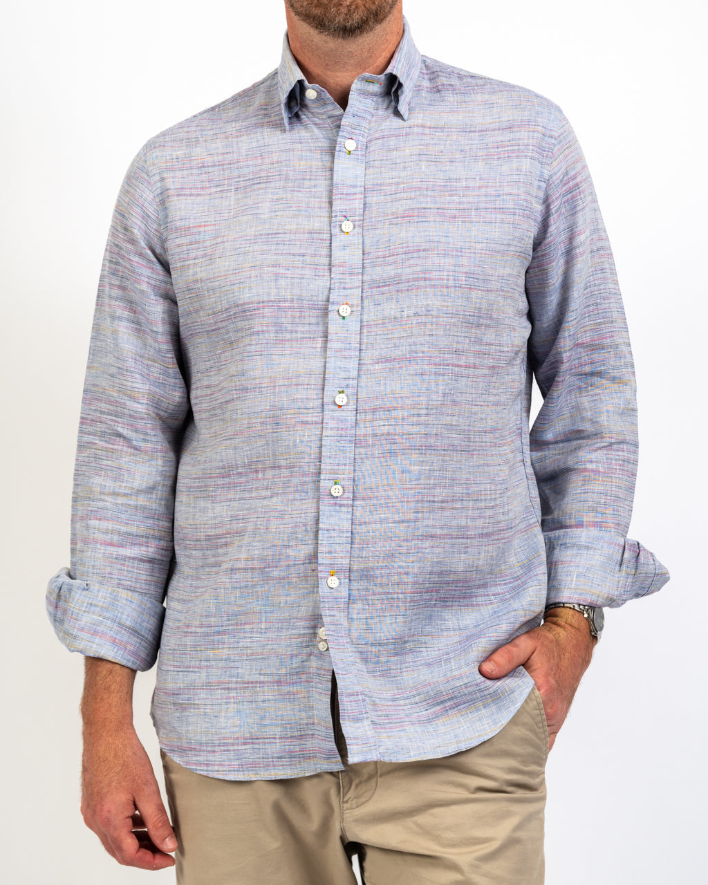 Wide Bengal Stripe Shirt - Alexander Julian